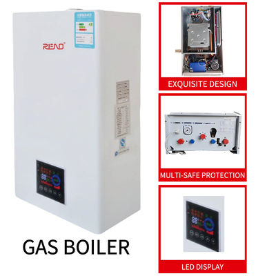 28kw 40kw Wall Mounted Gas Boiler Stainless Steel Shell