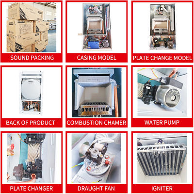 Multifunctional Shell Wall Hung Boilers 32kw Electric Combination Boiler Water Heater