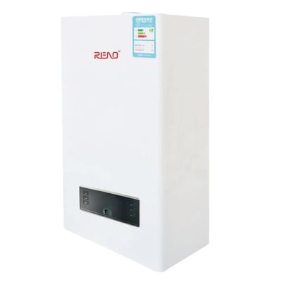 White Shell Wall Hung Gas Boiler Stepless Frequency Conversion Hot Water Furnace